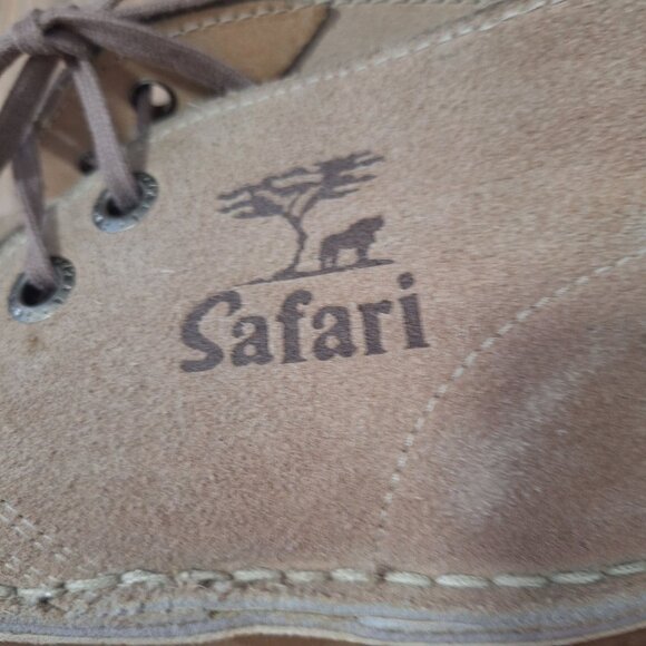 Echts Leder cream suede safari chukka boots size 39 - Picture 3 of 7